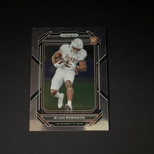 Bijan Robinson: Texas Longhorns, University of Texas, 2023 Panini-Prizm (RC)